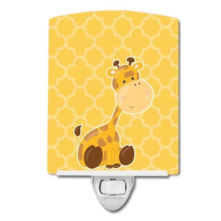 Carolines Treasures BB8609CNL Giraffe Ceramic Night Light